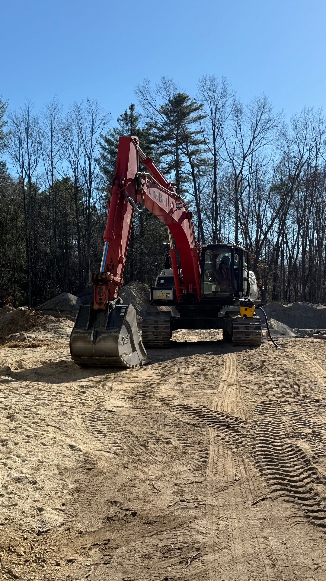 Grime Guys NH heavy equipment excavator detailing fleet cleaning in New Hampshire